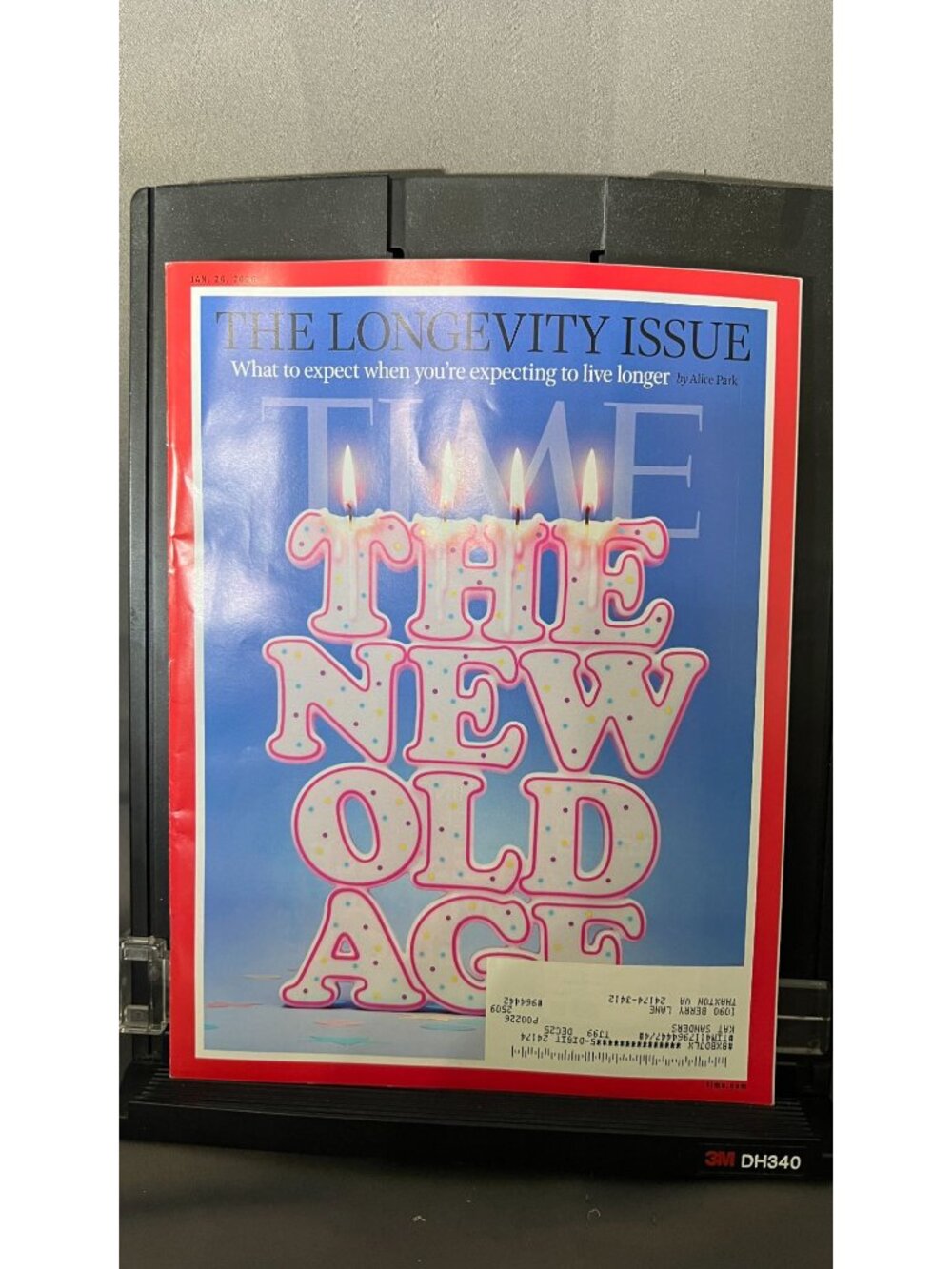 The Longevity Issue Time Magazine Jan. 26 2026 The New Old Age